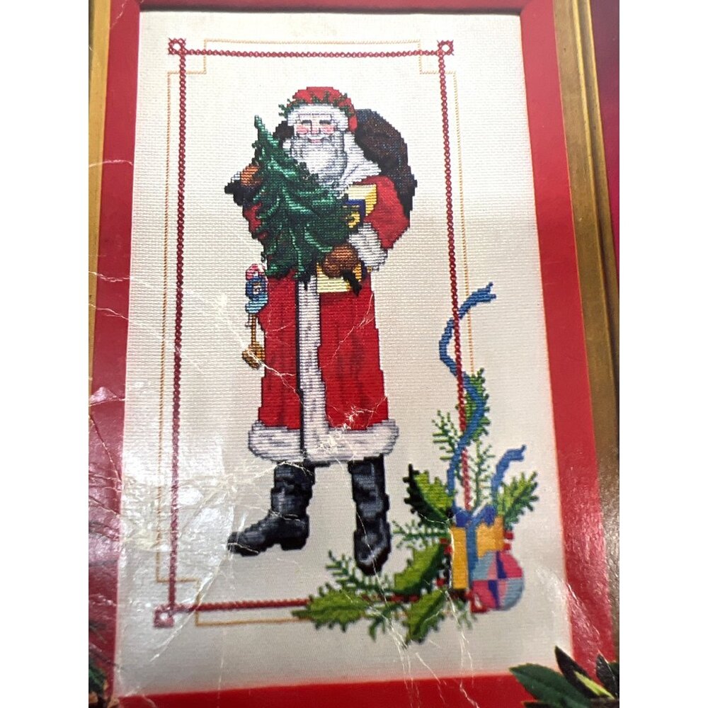Father Christmas Cross Stitch Chart Only By Bette Ashley